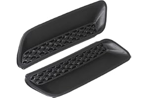 Ram Air Hood Scoop Bonnet Compatible with 2010-2019 Dodge Ram Hood Vent Bezels 3500 2500 1500, Engine Hood Air Vent Outlet Co