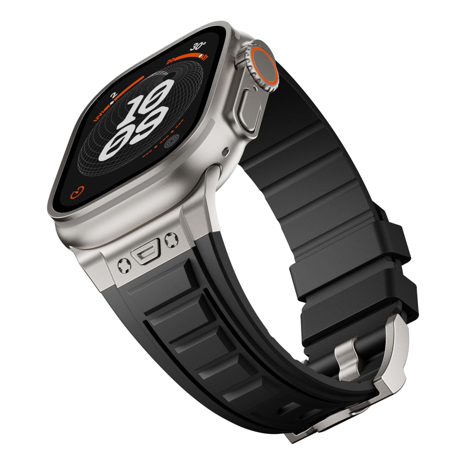 RYLIXAR Compatible with Apple Watch Band 49mm 45mm 44mm 42mm with Metal Connector Compatible with iWatch Bracelet Ultra 2/Ultra Series 9 8 7 6 5 4 3 2 1, 42mm/44mm/45mm/49mm