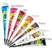 7Color Temporary Tattoo India Henna Kit Tattoo Paste Cone Body Art Painting Drawing with Free 104 pcs Tattoo Templates, 1 x Applicator Bottle and 4 x Plastic Nozzle by YLIANG