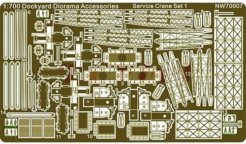 1/700 port Accessories series repair crane set 1 NW70007