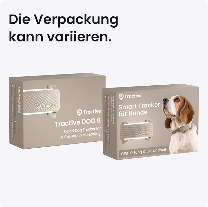 GPS Tracker Hund | 2025 Edition | Live-Ortung | Weglaufalarm | Aktivitätstracking | Gesundheitswarnungen | Bellverhalten | Empfohlen von Martin Rütter (Braun)