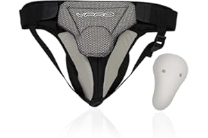VPRO Ice Hockey Goalie Jock, Goalie Gear with Athletic Cup for Adult, Youth