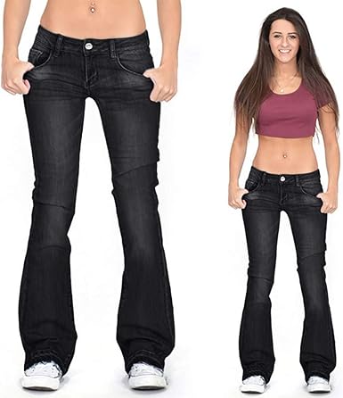 mid waist flare jeans