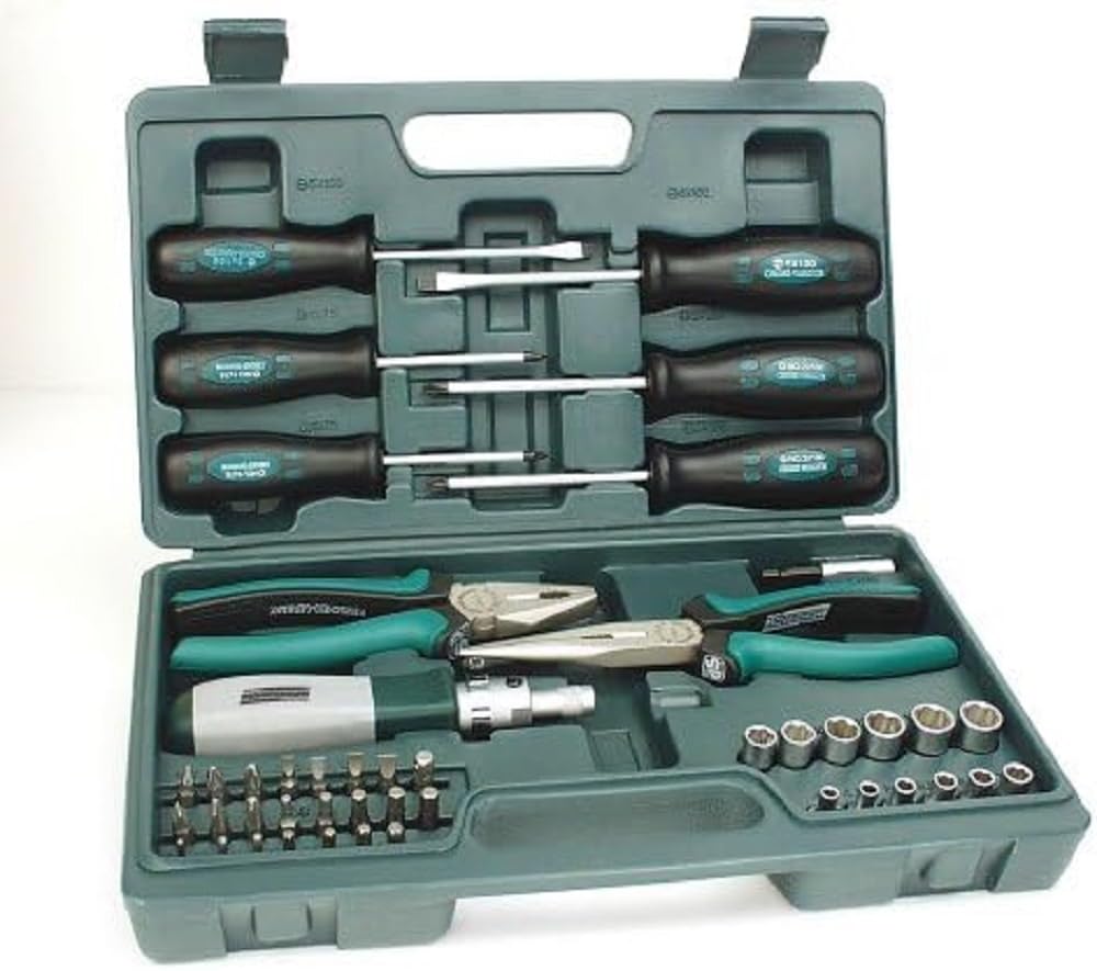 Mannesmann 29110 45-Piece Combo Toolkit