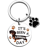 MOEXUKO Dachshund Gifts for Women Funny Dachshund Keychain Weiner Dog Gifts for Women Dog Gift for Dogs Mom Dad Animal Puppy Lovers Birthday Christmas Gift Cute Weiner Dogs Keyring
