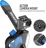G2RISE SN01 Full Face Snorkel Mask with Detachable Camera Mount view 7
