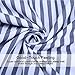 3 Piece Bed Sheet Set with 1 Pillow Cases, Navy Pinstripe/Classic Pattern Sheets - Twin,Deep Pocket,Great Value, Ultra Soft & Breathable,Hypoallergenic Bedding