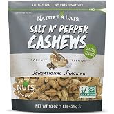 Nature's Eats Salt &amp; Pepper Cashews 16oz