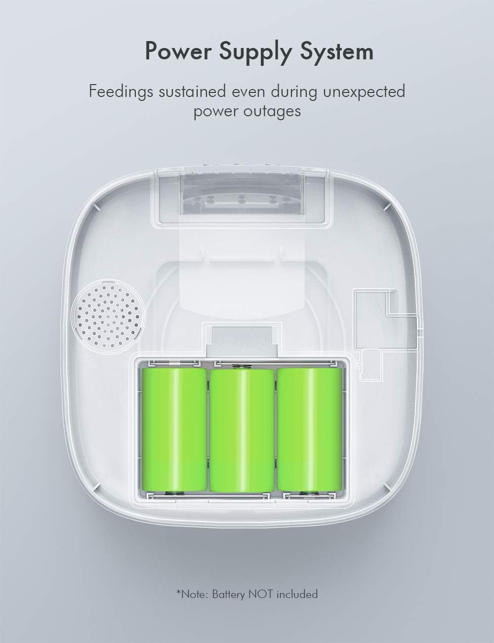 Kitchen & Dining : PETLIBRO Automatic Cat Feeder, Timed Cat Feeder with Desiccant Bag for Dry Food, Programmable Portion Control 1-4 Meals per Day & 10s Voice Recorder for Small / Medium Pets (4L) : 