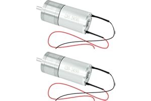 XiaoR GEEK 2Pcs 6-12V DC Motor Double-Shaft Strong Magnetic High Torque Gear Motor for Smart Robot Car/DIY Toys