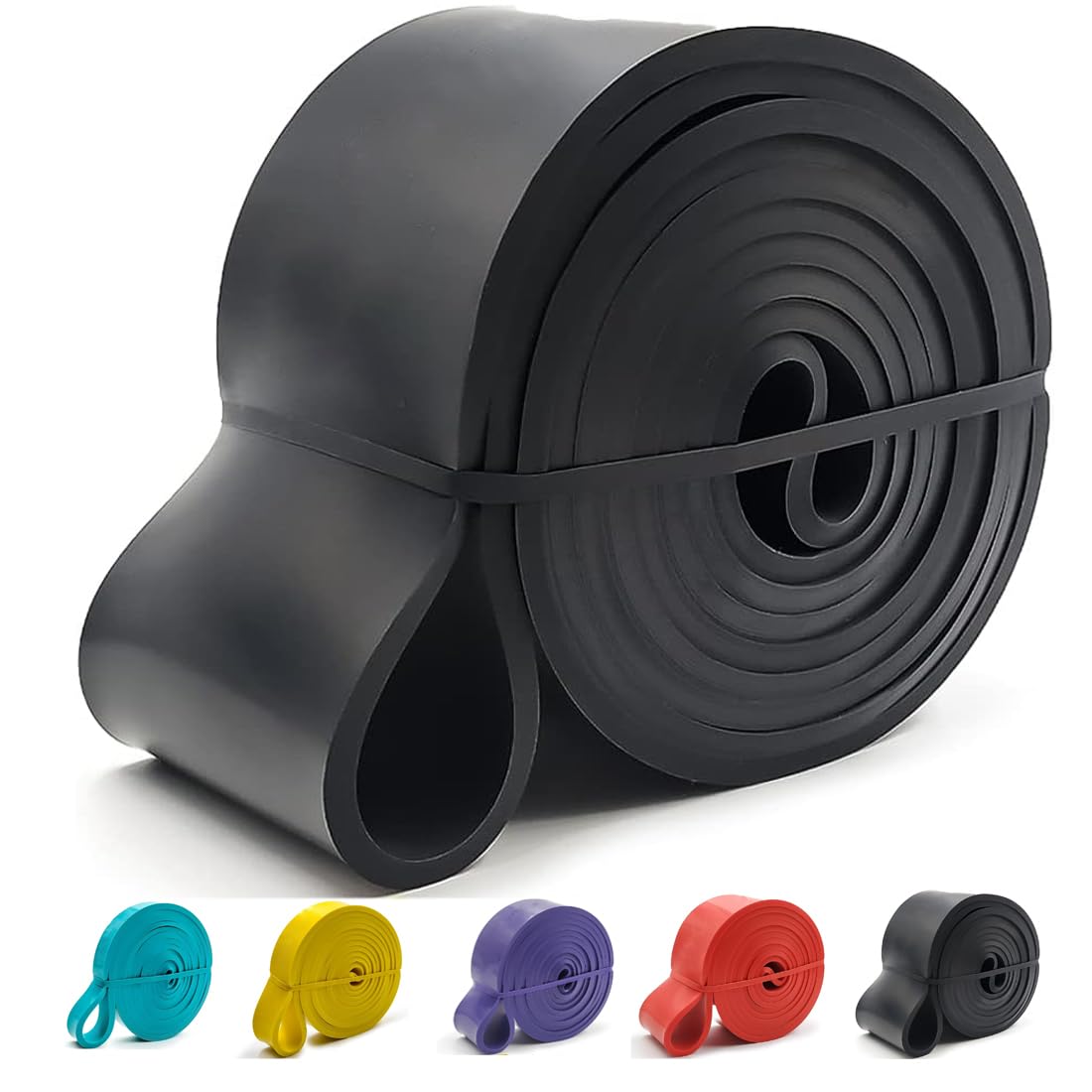 Umi. by Amazon - Resistance Bands Exercise Workout Bands for CrossFit Powerlifting Yoga Stretch Mobility Assisted Pull Up Band for Men and Women - SINGLE band