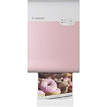 Canon SELPHY SQUARE QX10 ピンク Amazon.co.jp: Canon SELPHY SQUARE QX10 Smartphone Printer, Pink