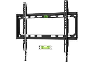 USX MOUNT Fixed TV Wall Mount with Low Profile for Most 26-60 Inch LED, LCD and Flat Screen TVs, Wall Mount Bracket with VESA Up to 400x400mm and Weight Capacity 99lbs,and Space Saving TV Bracket