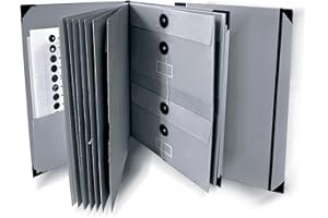 SUYIFE Document Organizer Folio, 2024 New Important Document Organizer, in Case I Go Missing Binder, Estate Planning Organizer, File Organizer for Paper, Office and School, Work (1, Grey)