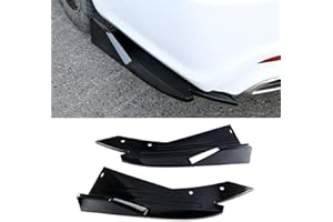 2 Pcs Car Rear Bumper Lip Spoiler for Ford Fusion II 2016-2018 2018 2019 2020 2021 2022 2023, Rear Corner Rear Llip Diffuser 