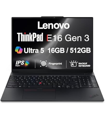 極美品 使用少 ThinkPad E16 Ryzen5 16GB 512 16型 Amazon.com: Lenovo ThinkPad E16 Gen 2 – AMD Ryzen 5 7535U 16