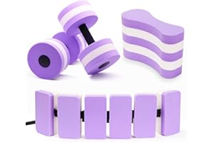 UNAOIWN Water Dumbbell Set for Aquatic Aerobics Exercise, Water Weights Equipment, Training Aid for Aquatic Fitness, Water Workout Fitness Tool