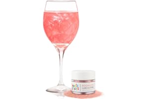 SWEETS & TREATS BOUTIQUE Edible Glitter for Drinks, Edible Glitter for Cakes, Drink Glitter, Brew Glitter, Rose Gold Edible Glitter Cake Decorations Edible Rose Gold Glitter, Edible Glitter for Strawberries Cocktail Glitter