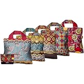 Envirosax Reusable Pouch Sets Polyester Shopping Grocery Bags Set of 5 Ankara Water Resistant