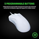 Razer DeathAdder Essential 2021 Wired Gaming Mouse 6400 DPI White view 7