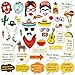 Konsait Mexican Fiesta Photo Booth Props, Funny Photo Booth Selfie Props for Mexican Birthday Wedding Bachelorette Fiesta Themed Party Favors Supplies Decorations (50 Count)