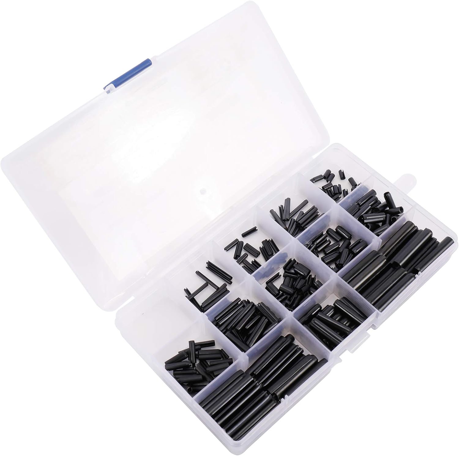 Homtone 390 Pieces Slotted Spring Steel Pins Steel Split Spring Dowel ...