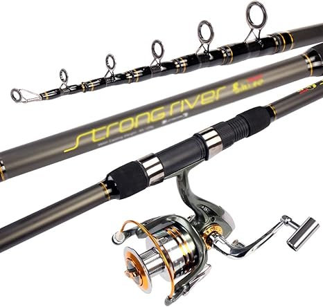 Amazon Co Jp アウトドア 釣り竿 海釣りロッドアクセサリー フルセット 引き込み式釣竿とリールの組み合わせ Color Multi Colored サイズ 3 6 ホーム キッチン