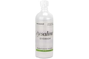 Honeywell Personal 4 oz. (118 ml) Sterile Saline Eye Wash Bottle, Trilingual