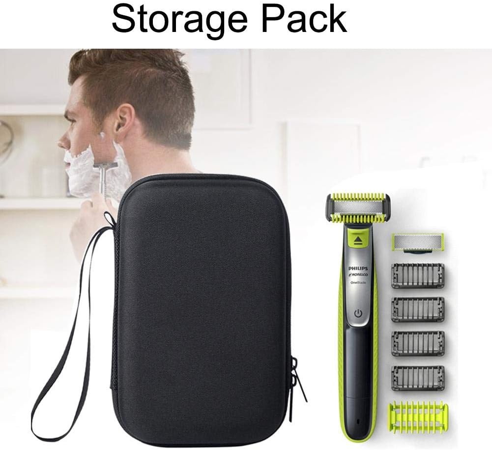 Wendysy Philips Norelco Oneblade Storage Bag Travel Organizer Carrying Bag for Philips Norelco One Blade Hard Case Organizer Carrying Travel Bag Cover Storage Case