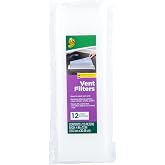 Duck Brand Air Vent Filters, 4 in x 12 in, 12 Pack, White | Reduce Airborne Particles like Dust, Dander, Pollen and Trapped Debris in your Ventilation System