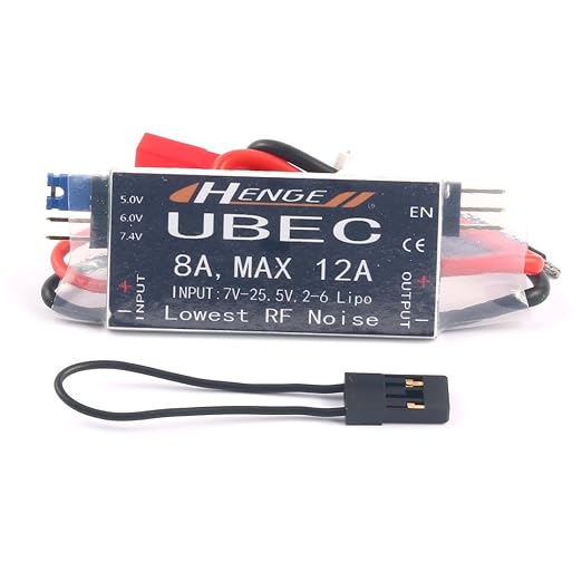 FEICHAO 8A UBEC Ausgang 5V / 6V 6A / 8A Max 12A Eingang 7V-25.5V 2-6S Lipo / 6-16 Zelle NI-Mh-Eingang Wechselmodus BEC für RC