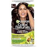 Garnier Color Naturals Cr&egrave;me hair color, Shade 4 Brown, 70ml + 60g
