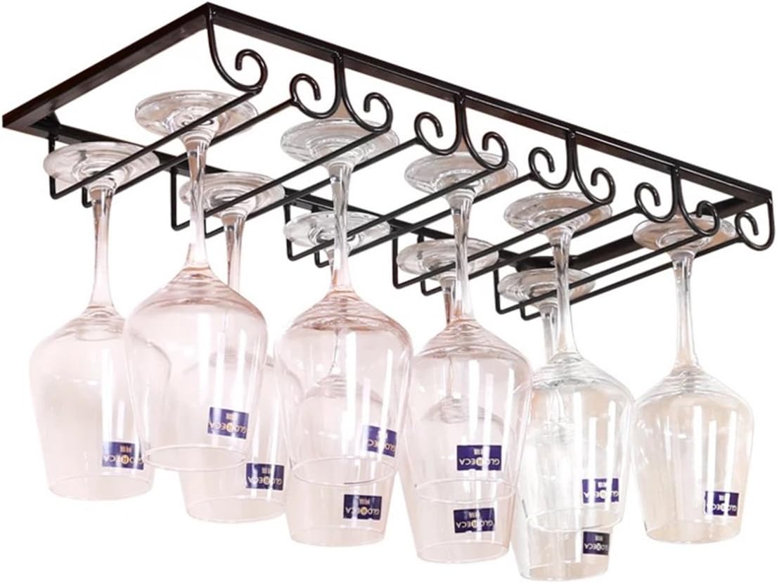 Best wine glass organizer under the cabinet