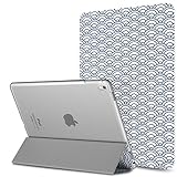 MoKo Case Fit iPad Pro 9.7 - Slim Lightweight Smart Shell Stand Cover with Translucent Frosted Back Protector Fit Apple iPad Pro 9.7 Inch 2016 Release Tablet, Ocean Mist (with Auto Wake/Sleep)