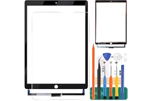 SRJTEK for iPad Pro 12.9 Screen Replacement A1670 for iPad Pro 12.9 2017 Screen Replacement for iPad Pro 12.9 2nd Gen Digitizer Touch Screen Replacement A1671 A1821 (No LCD Display) (Black)
