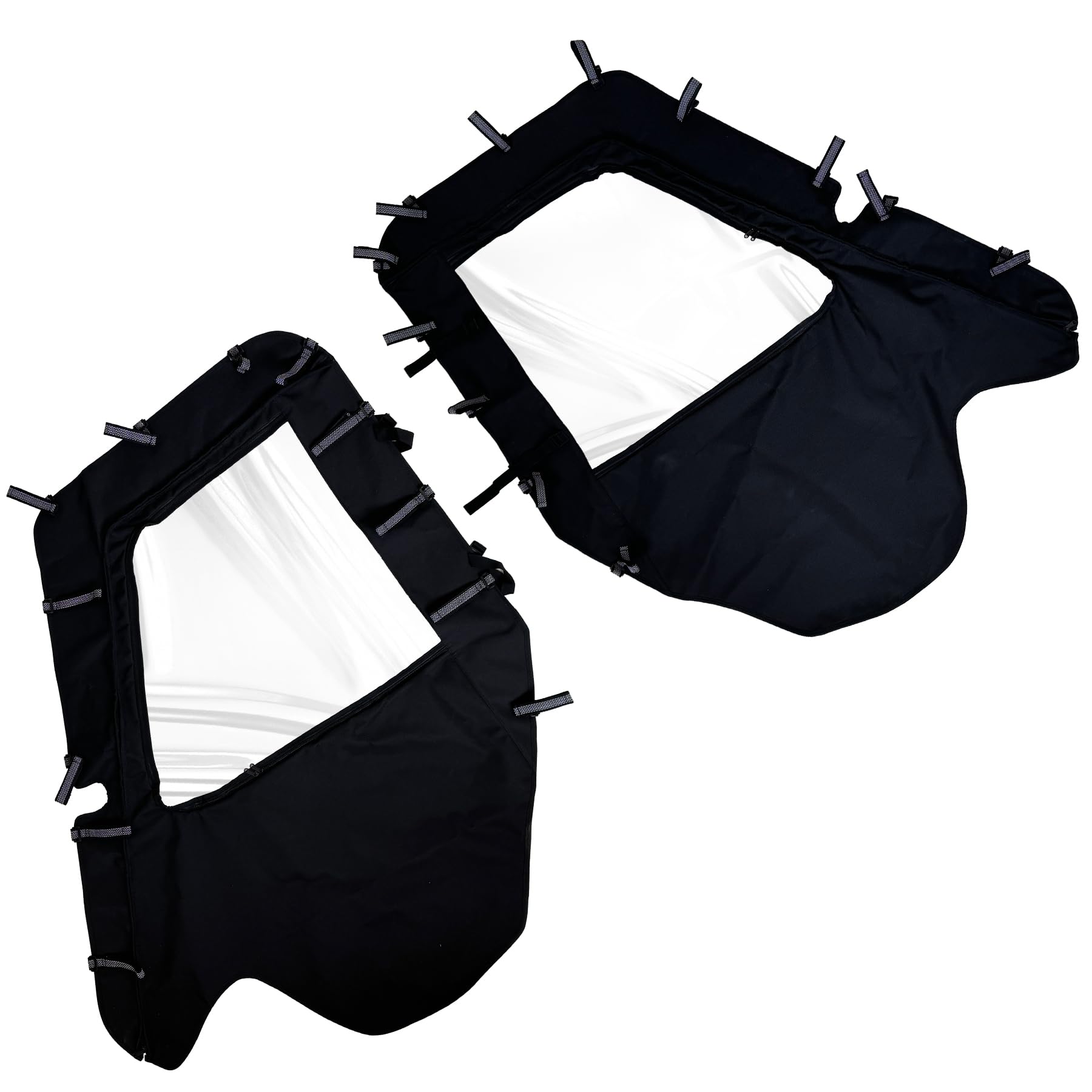 Photo 1 of SEASAIL UTV Soft Cab Housing Side Door Heavy Duty Zipper Cab Protection with Window Opening, Soft Door for Hisun 500 700, Axis 500 700, 900D Compatible with Coleman 500 700, Massimo MSU500