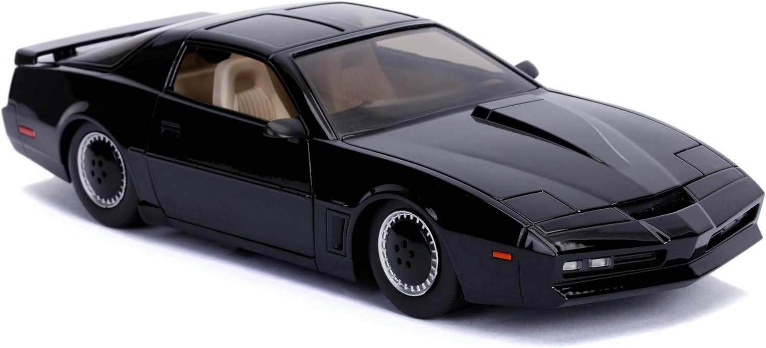 Amazon.com: Jada Toys 253255000 KITT Coche fantástico Metal 1:24 con Luces Caballero Rider-1982 Pontiac Trans, Negro: Toys \u0026 Games