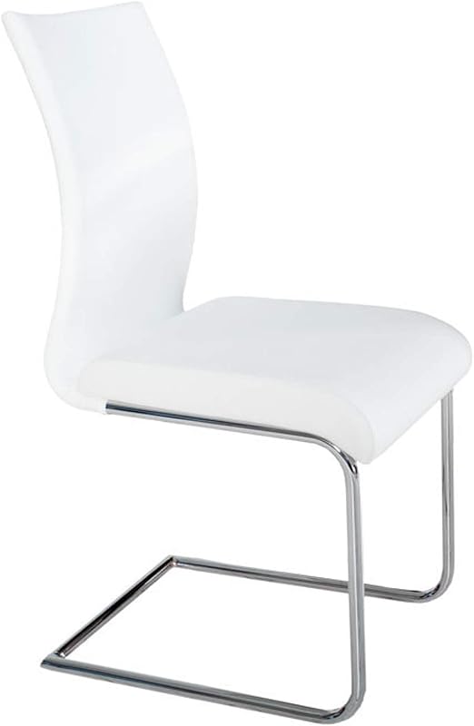 Invicta Interior Design Freischwinger Suave Weiss Stuhl Kuche Esszimmer Sitzgelegenheit Weiss Amazon De Kuche Haushalt