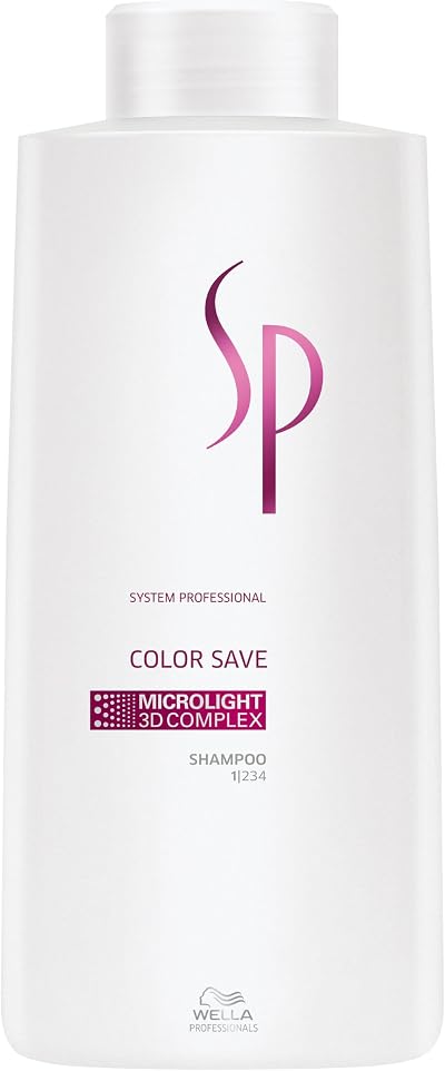 Wella SP System Professional Colour Save Shampoo 1000ml Protects Fading Hair