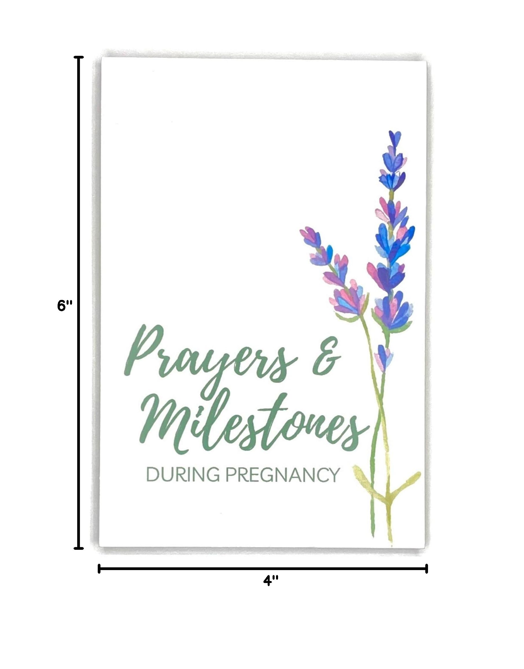 Pregnancy Prayer Cards - Weekly Milestone Cards for Expecting Mother, Congratulations Gift for First Time Mom, Must Haves and Essentials for Mom to Be