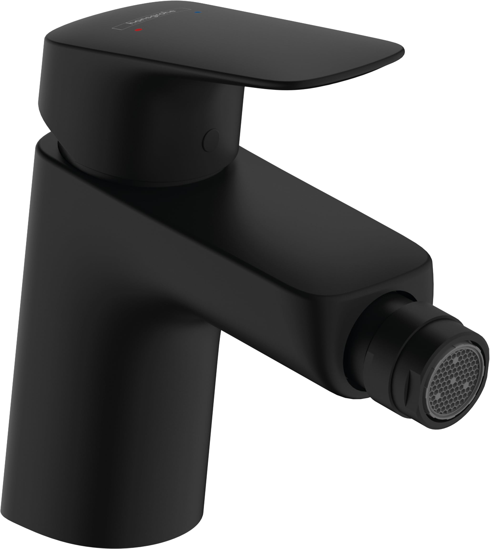 hansgrohe Logis - Bidet tap with pop-up Waste Set, Bidet Mixer tap with spout Height 70mm, Bathroom taps, matt Black, 71204670
