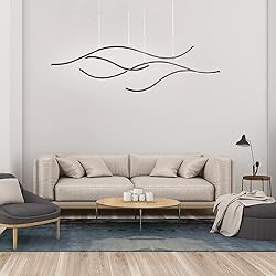 LightInTheBox Modern LED Linear Wave Chandelier