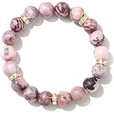 DUQGUHO Healing Bracelets for Women Anxiety Crystal Bracelet 10mm Stretch Stone Jewelry Crystal Gifts for Women