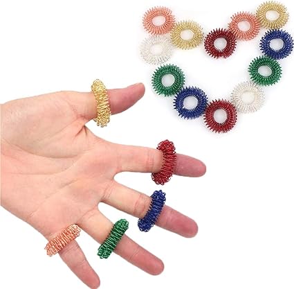 spiky sensory finger rings