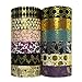 allydrew Washi Tapes Decorative Masking Tapes, Set of 12, ADSET56