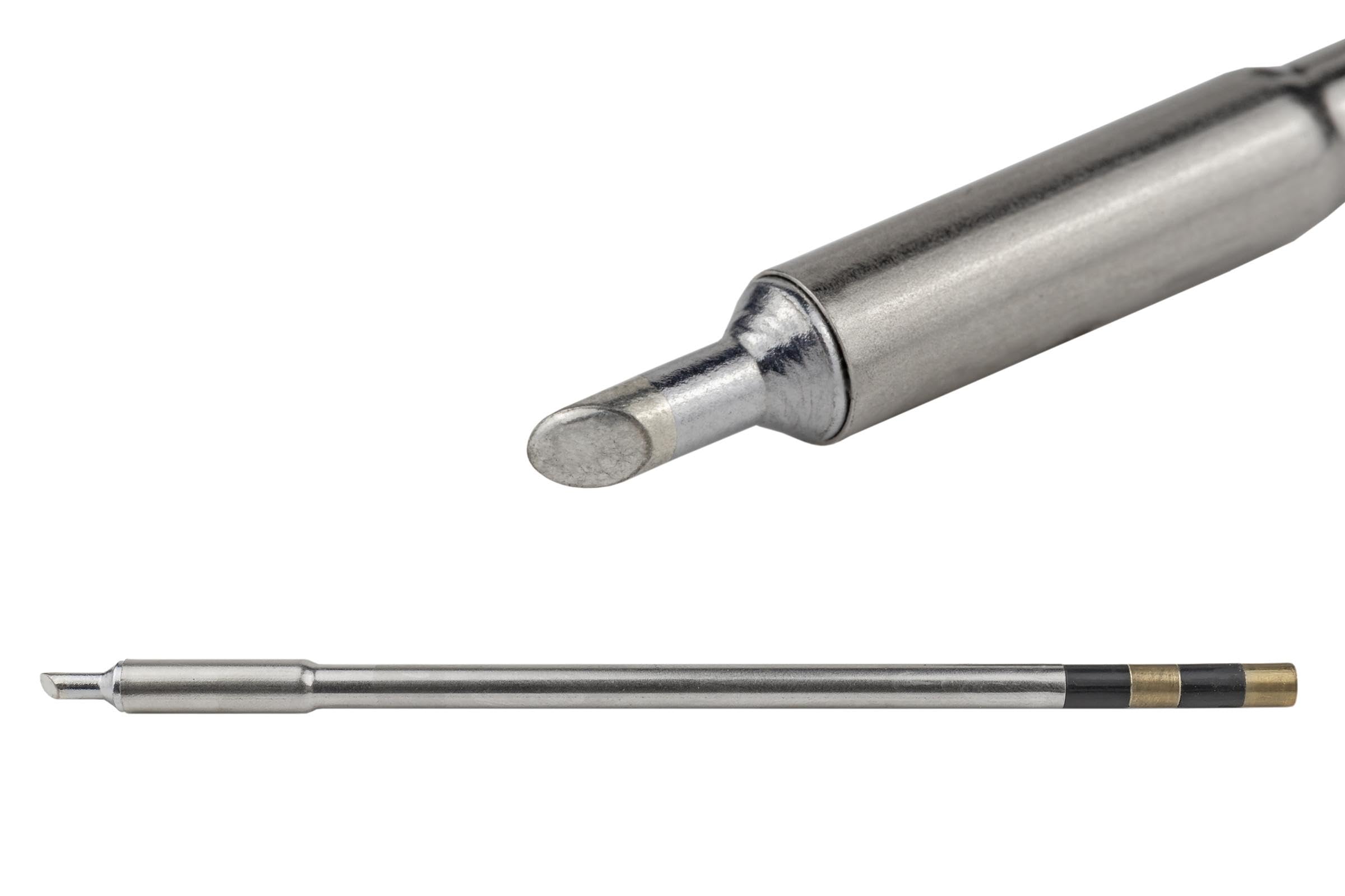 QUICK Permanent Soldering Tip Straight Bevelled 45° Diameter 3 mm Rapid Cartridge Soldering Tip for Quick TS1200 Soldering Station