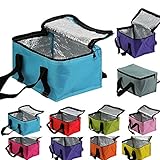 FUNOC® Waterproof Picnic Lunch Bag Tote Insulated Cooler Travel Zipper Organizer Box