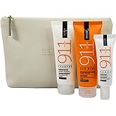 Biotop Professional 911 Quinoa Hydration Travel Kit - Nourishing Shampoo & Deep Conditioning Hair Mask & Serum - Travel Set for Dry Damaged Hair - Boosts Softness & Shine (3 Count)