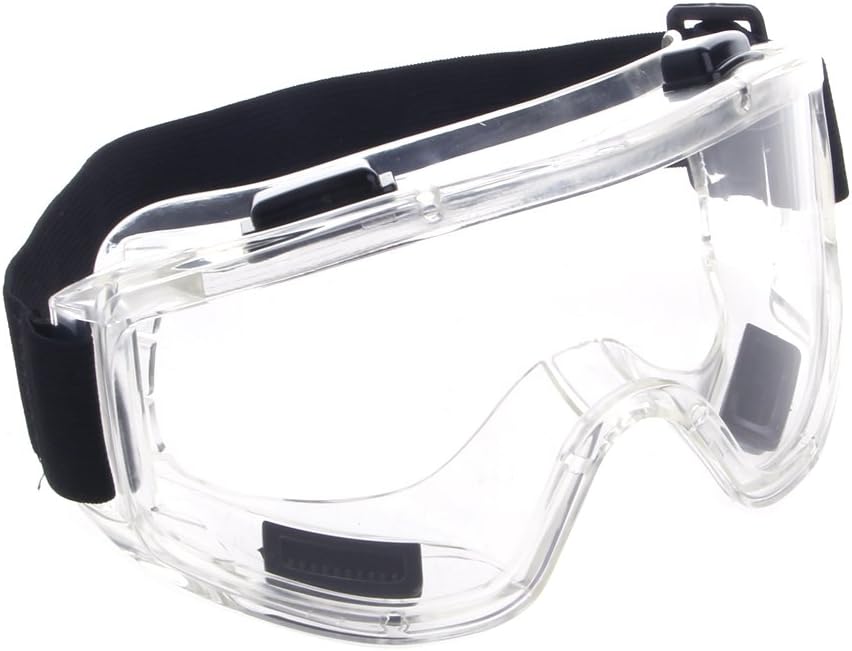 1pcs Safety Goggles Ski Snowboard Motorcycle Eyewear Glasses Eye Protection Work Lab Supplies,Transparent