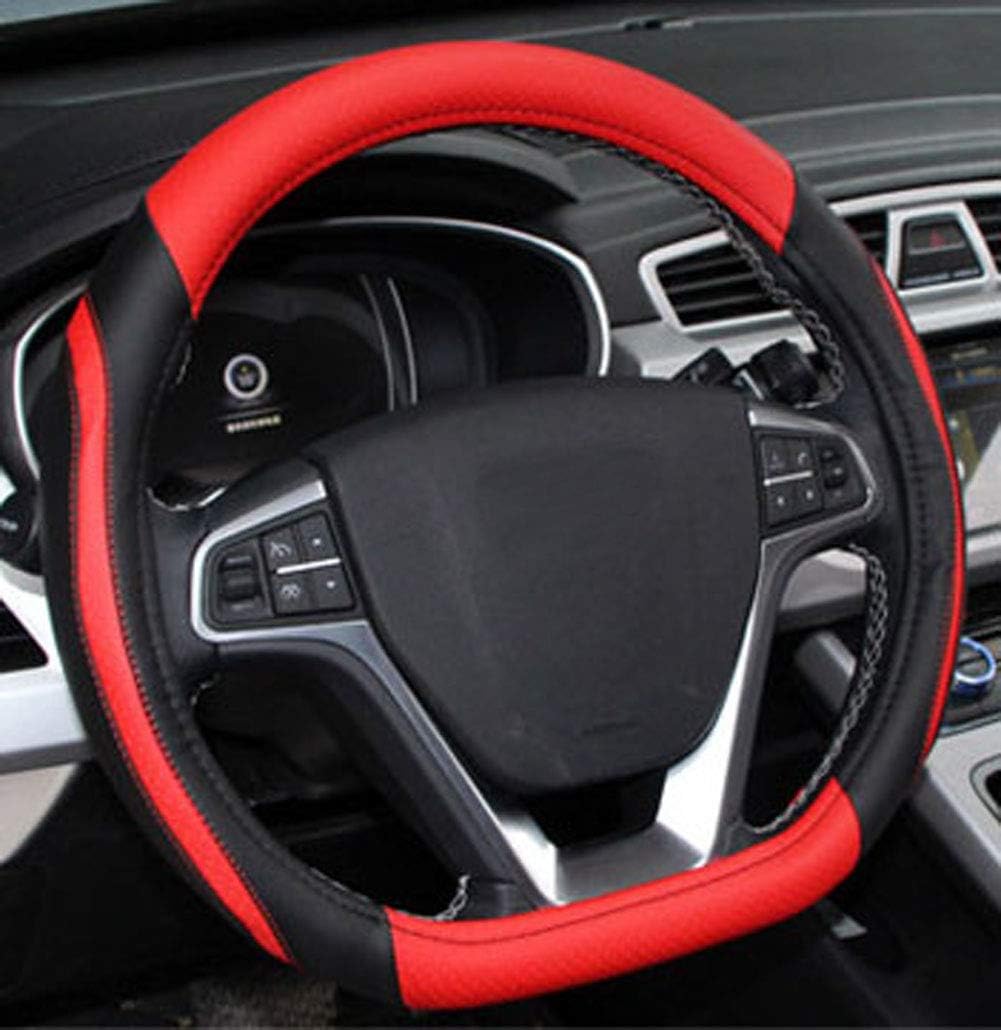 BuilLLin D Cut Steering Wheel Cover D Shaped Flat Bottom